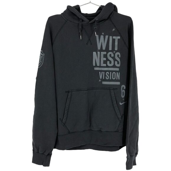 Nike Men's Dark Grey Witness Vision LeBron James Hoodie Sweatshirt men’s M - Picture 1 of 14